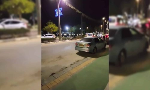 ההפגנות בעת מעצרו