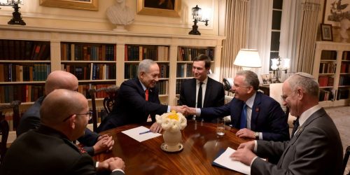 נתניהו עם וויטקוף וקושנר  צילום: אבי אוחיון/לע"מ