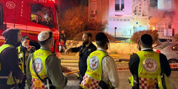 הזירה בנתניה   צילום: מד"א