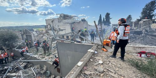 הזירה הקשה בבית שמש   צילום: דוברות איחוד הצלה