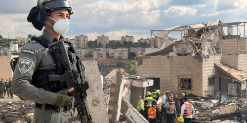 הזירה הקשה בבית שמש. צילום: כב"ה