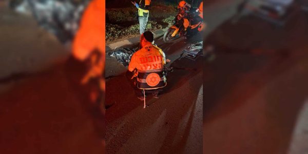 הזירה ברחובות - צילום: דוברות הצלה