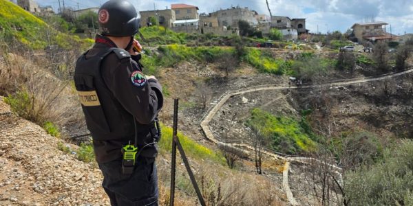זירת נפילה בצפת   צילום: כב"א