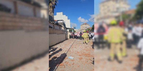 זירת נפילה במרכז  צילום: מד"א