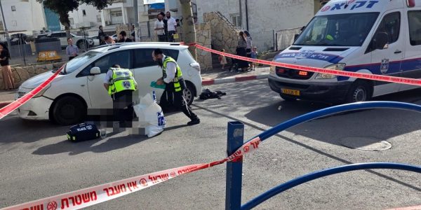 זירת התאונה   צילום: זק"א