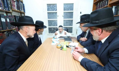 חברי דגל התורה אצל הגר"ד לנדו