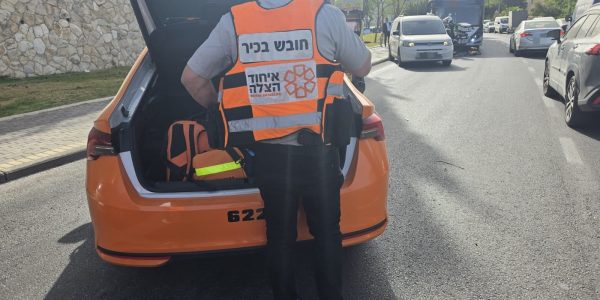 זירת התאונה בירושלים   צילום: איחוד הצלה