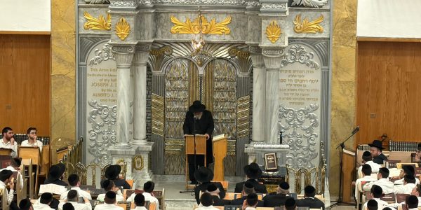 מרן הגרמ"ה הירש בישיבת 'חברון'. באדיבות המצלם