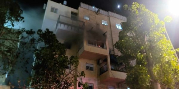 השריפה במודיעין עילית. צילום: כב"ה יו"ש