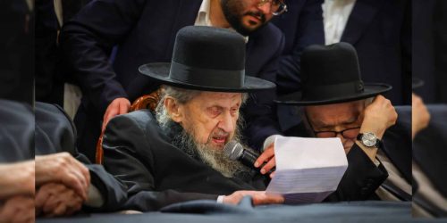 מרן הגר"ד לנדו. צילום: דניאל נפוסי