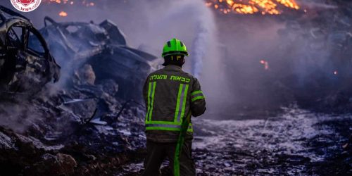 השריפות בבנימין. צילום: כב"ה יו"ש