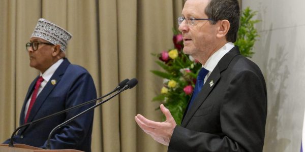 הרצוג ונשיא סומלילנד צילום: מעיין טואף/לע״מ