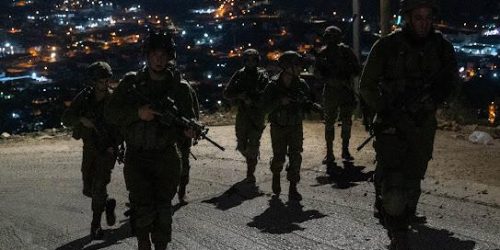 כוחות צה"ל מבצעים מעצרים ביו"ש// צילום: דו"צ