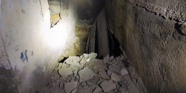 פיר הכניסה למנהרת הטרור. צילום: דו"צ