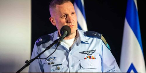 מפקד חיל האוויר תומר בר. צילום: דו"צ