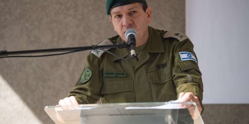 אהרון חליווה. צילום: דובר צה"ל