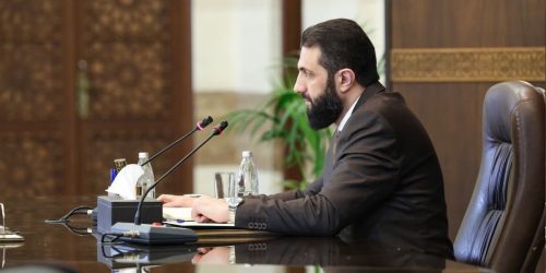 נשיא סוריה אחמד א-שרע. צילום: סוכנות הידיעות הערבית הסורית - SANA