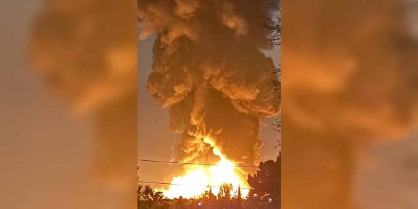 תקיפת מאגרי הדלק באיראן. צילום: לפי סעיף 27 א'