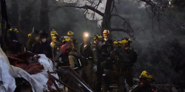 זירת הנפילה בחיפה. צילום: דו"צ