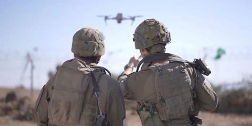 הפעלת רחפנים צילום: דובר צה"ל