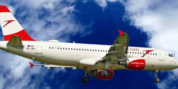 מטוס של חברת אוסטריאן איירליינס. צילום: Heiner from Pixabay