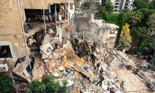 זירת הנפילה הקשה בחיפה. צילום: דו"צ