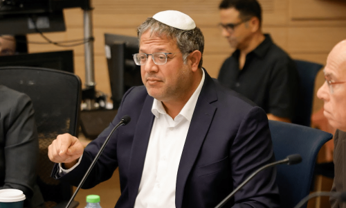 השר בן גביר   צילום: נועם מושקוביץ/דוברות הכנסת