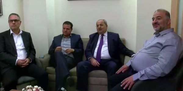 חברי הרשימה המשותפת // צילום: כאן חדשות