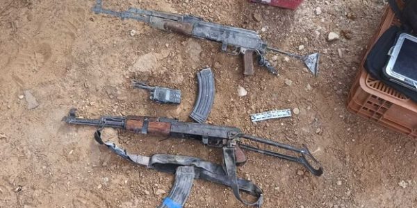 כלי הנשק שהתגלו   צילום: דוברות המשטרה