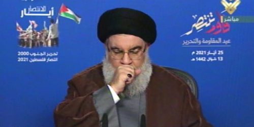 מזכ"ל חיזבאללה, חסן נסראללה ב"נאום השיעולים"