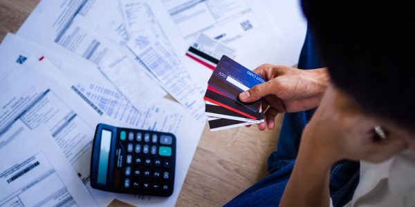 Business,People,Are,Stressed,About,Credit,Card,Debt,And,Many