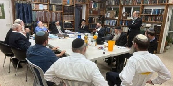 פגישת הרבנים וסמוטריץ', צילום: מפלגת הציונות הדתית