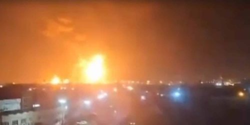 איראן - תקיפה על מכלי הנפט