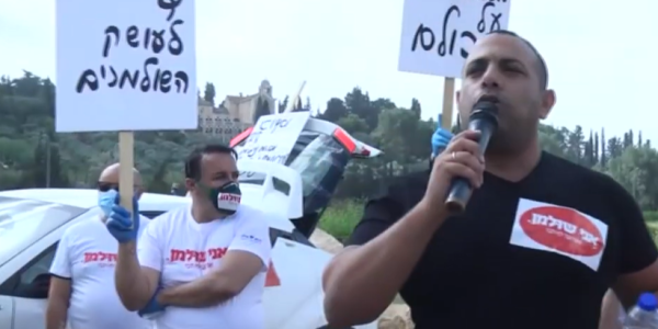 אביר קארה מנהיג ה'שולמנים' | צילום מסך 'כאן 11