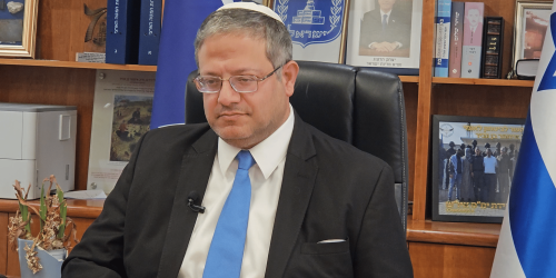 השר לביטחון לאומי איתמר בן גביר // צילום: המחדש