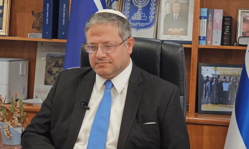 השר לביטחון לאומי איתמר בן גביר // צילום: המחדש