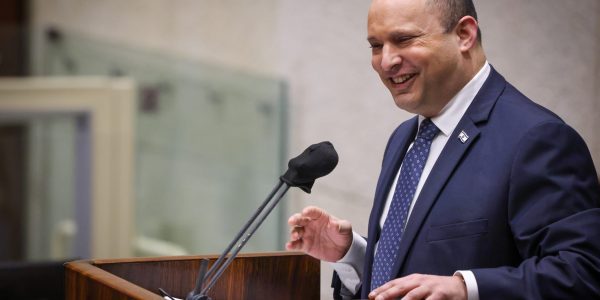 בנט במליאת הכנסת// צילום: דוברות הכנסת