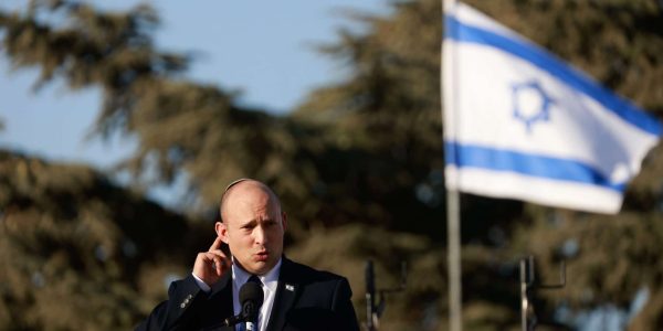 נפתלי בנט בטקס האזכרה // צילום: פלאש 90