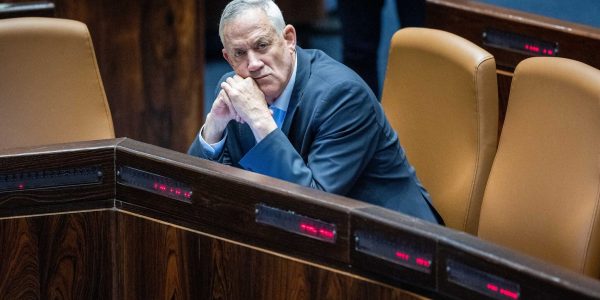 בני גנץ// צילום: יונתן זינדל/פלאש 90