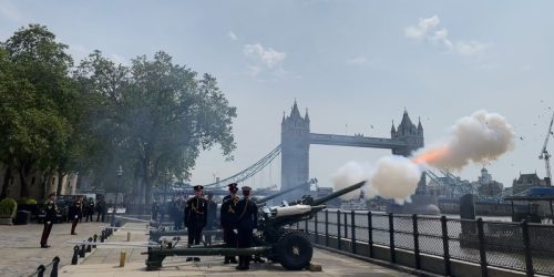 בריטניה חוגגת יום הולדת למלך צ'ארלס 4. צילום טוויטר