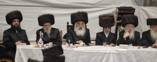 האדמור מדושינסקיא שבת בבני ברק לרגל חתונת נכדתו באודיטוריום השמחה תתקיים ביום שני צילום איתי קצב (9)