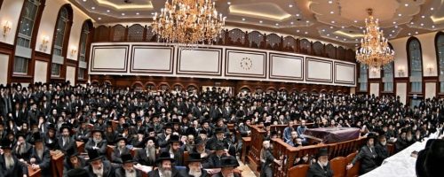 האדמו''ר מויז'ניץ בלונדון. צילום - יהושע פרוכטר (28)