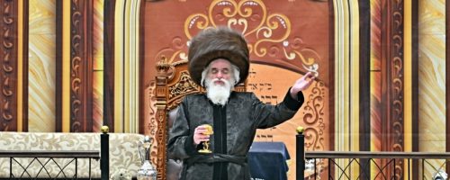 האדמור מויז'ניץ בלונדון. צילום - יהושע פרוכטר (32)