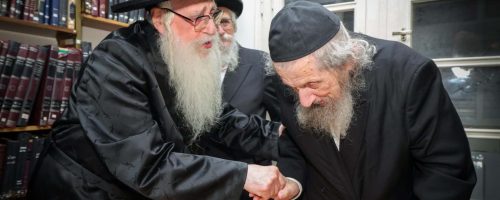 האדמו''ר מצאנז וראש הישיבה רבי דב לנדו. באדיבות המצלם (10)