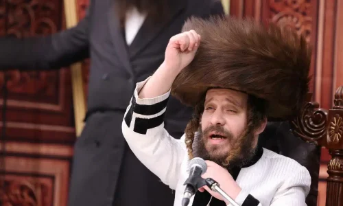 האדמור מצינור השפע. צילום שמואל דריי