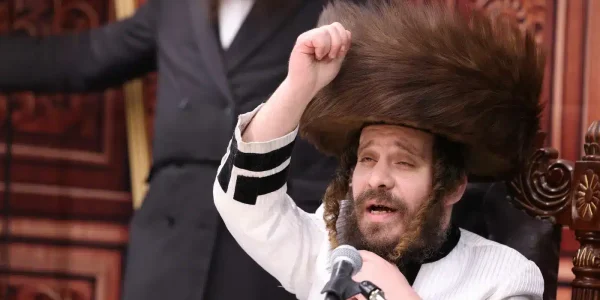 האדמור מצינור השפע. צילום שמואל דריי