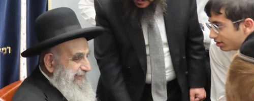 הגאון רבי משה צדקה בישיבת תורת יהודה. צילום דוד ארזני (2)