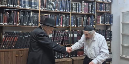 הגרב דב לנדו והרב הירש