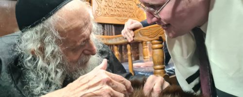 הגרי ליברמן באמירת מזלט לאבי הבן