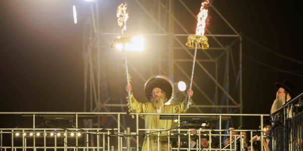 הדלקה רבי אלימלך בידרמן, מירון תשפ''ה. צילום - דב בער הכטמן (14)